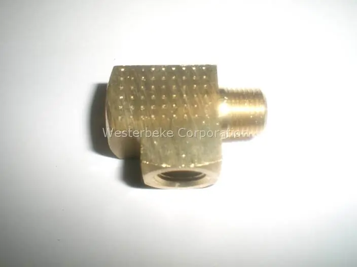 Westerbeke, Tee 1/8 npt street brass, 016692 Price Drop